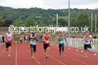 Mens under-20s 100 metres, EAP International Combined Events, Hexham Northumberland. Photo: David T. Hewitson/Sports for All Pics